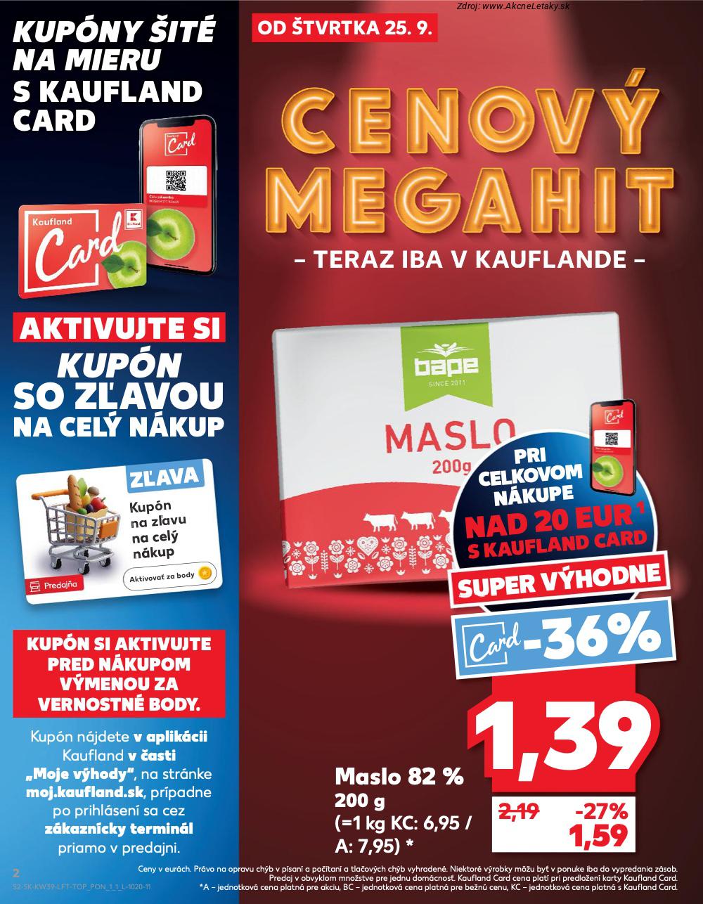 Leták Kaufland (25. 9. - 1. 10. 2025) - strana 2 z 78