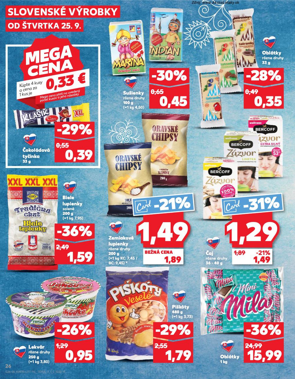 Leták Kaufland (25. 9. - 1. 10. 2025) - strana 26 z 78