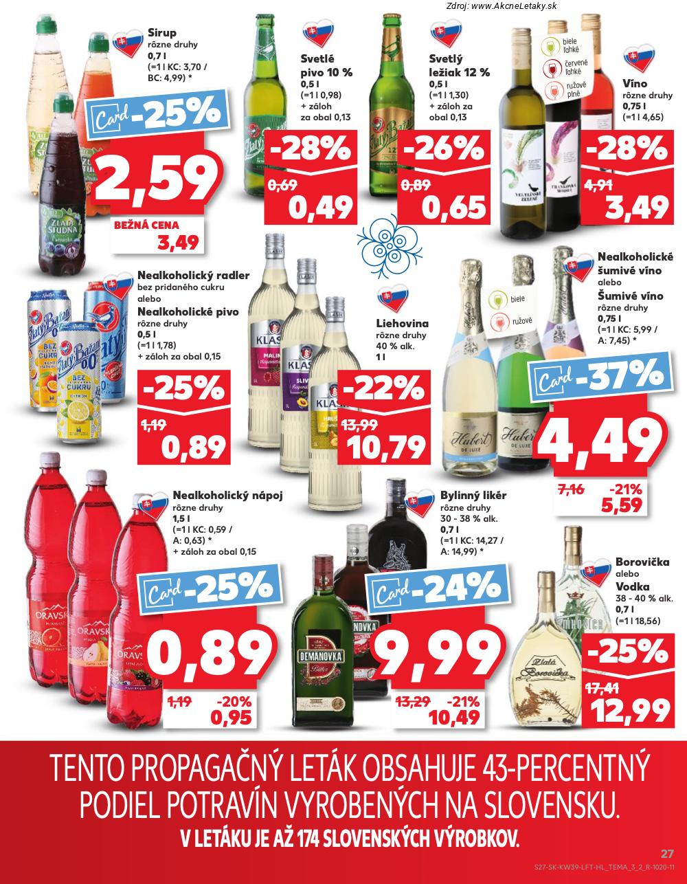 Leták Kaufland (25. 9. - 1. 10. 2025) - strana 27 z 78