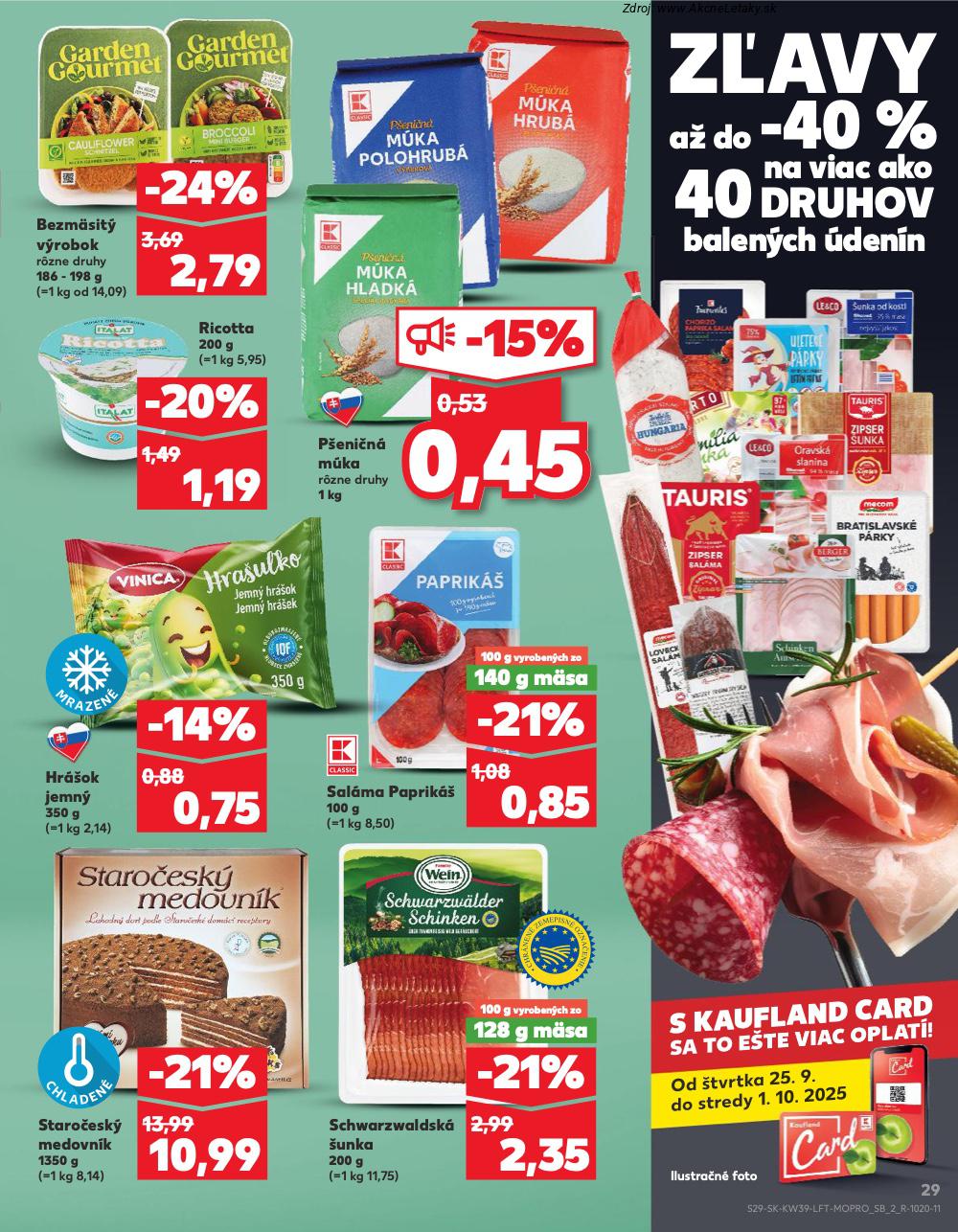 Leták Kaufland (25. 9. - 1. 10. 2025) - strana 29 z 78