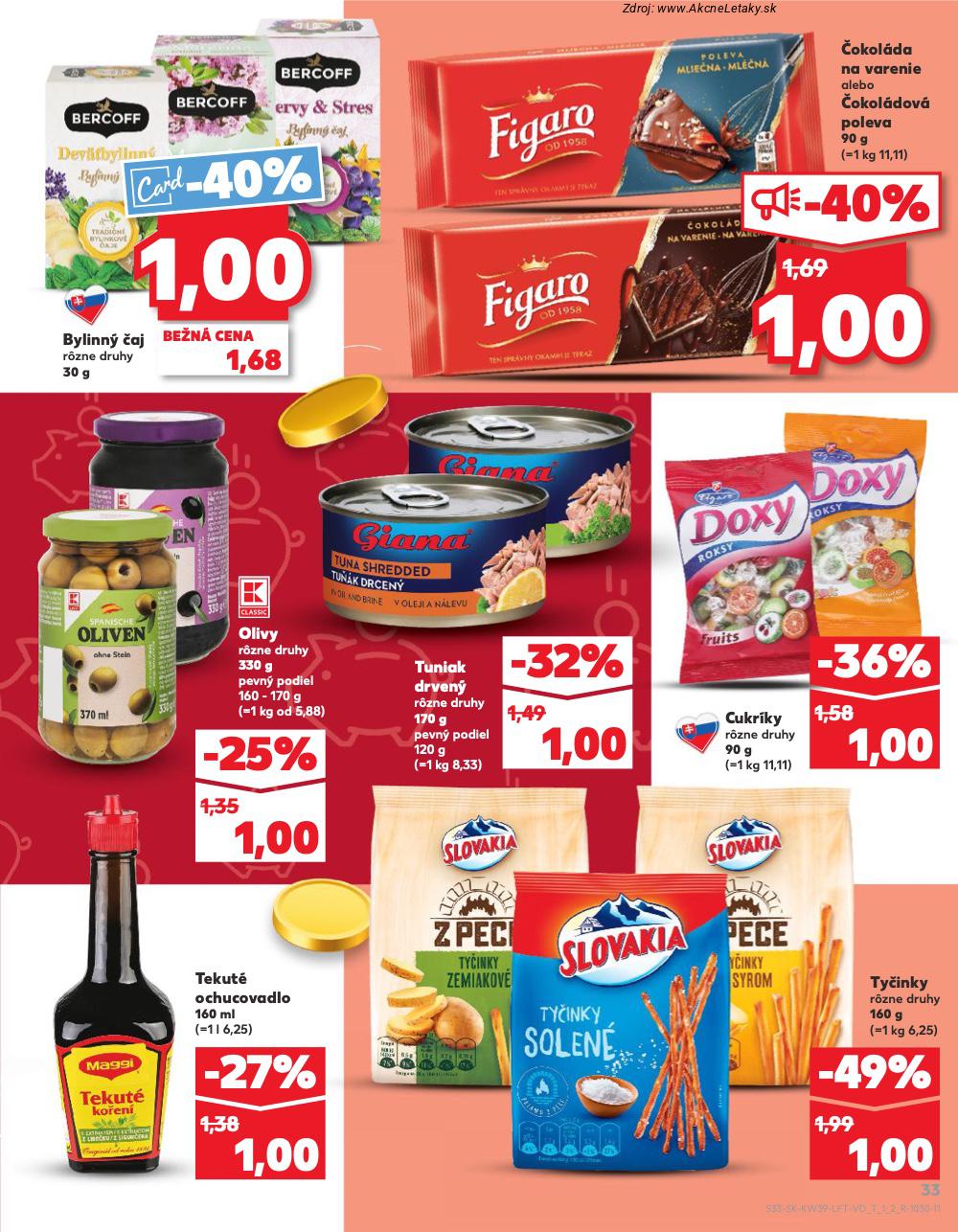 Leták Kaufland (25. 9. - 1. 10. 2025) - strana 33 z 78