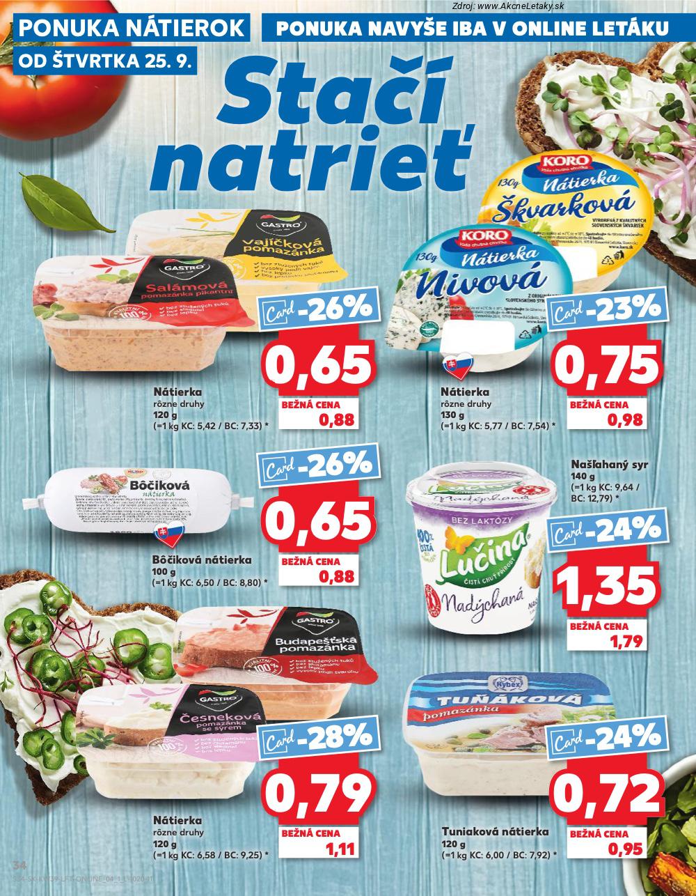 Leták Kaufland (25. 9. - 1. 10. 2025) - strana 34 z 78