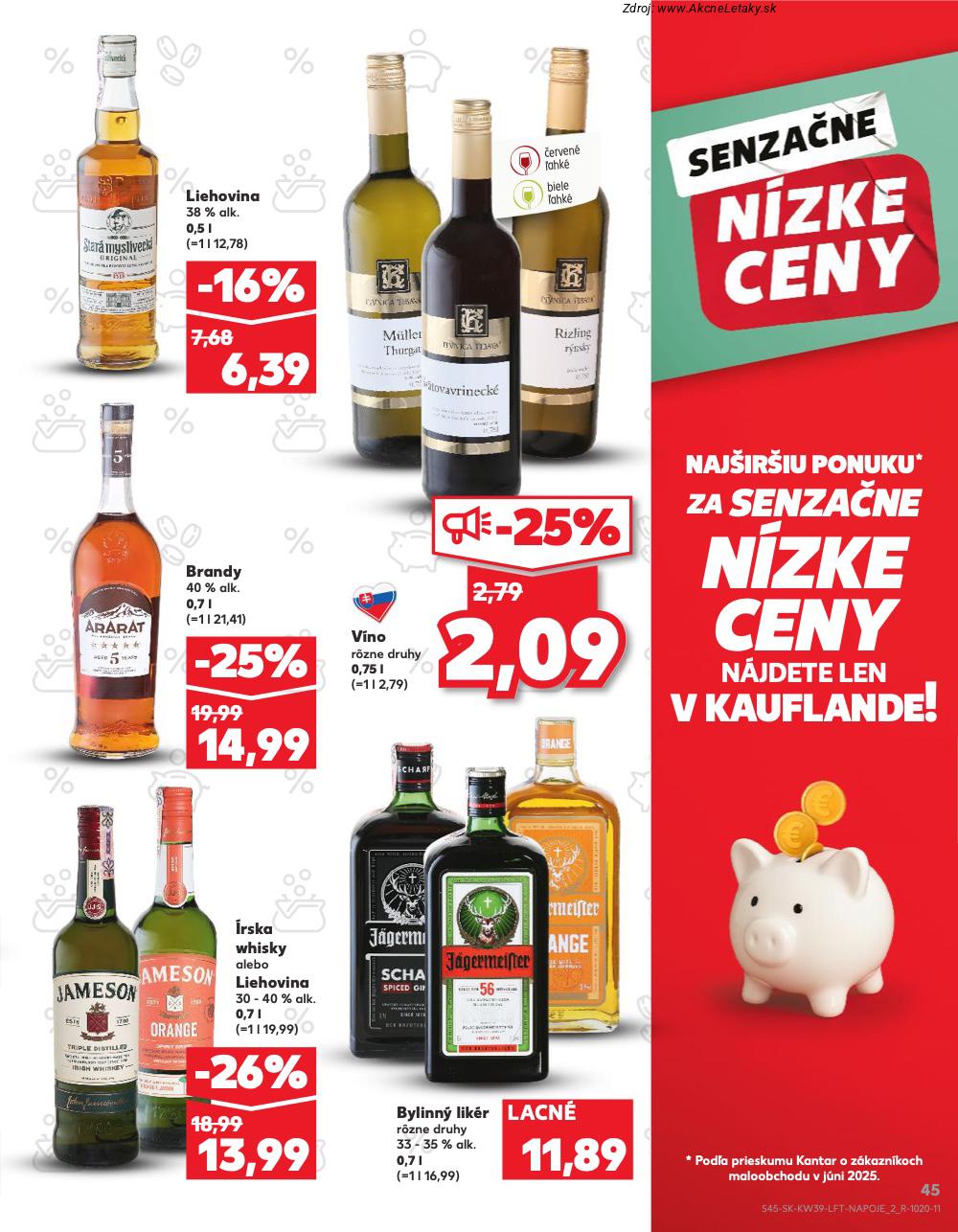 Leták Kaufland (25. 9. - 1. 10. 2025) - strana 45 z 78