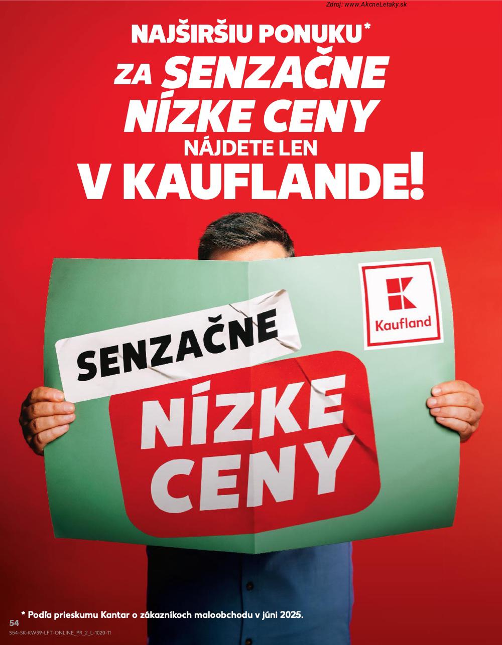 Leták Kaufland (25. 9. - 1. 10. 2025) - strana 54 z 78