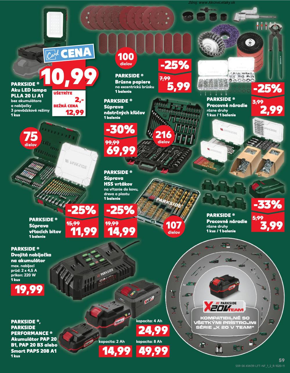 Leták Kaufland (25. 9. - 1. 10. 2025) - strana 59 z 78