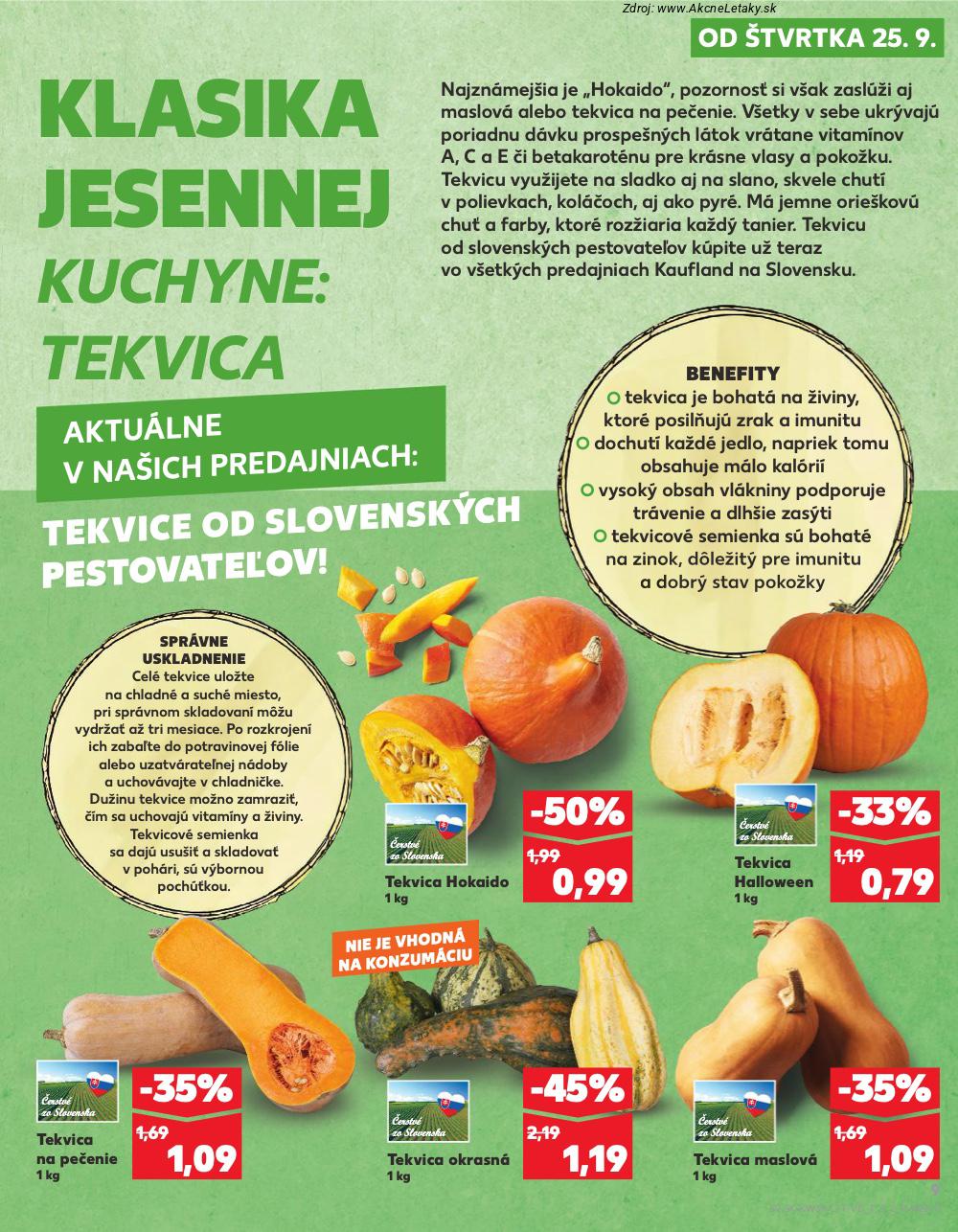Leták Kaufland (25. 9. - 1. 10. 2025) - strana 9 z 78