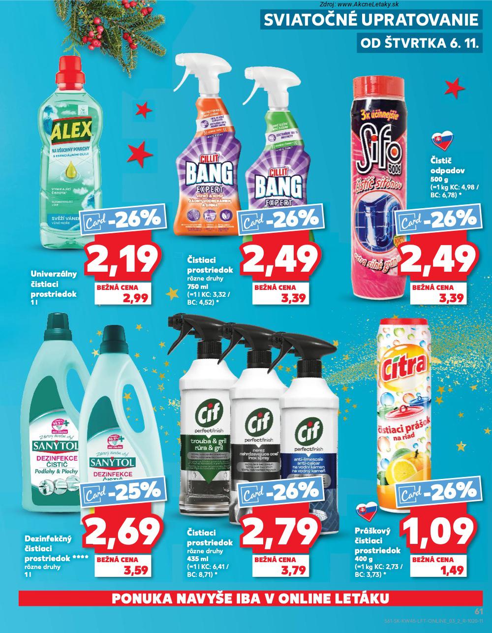 Leták Kaufland (6. 11. - 12. 11. 2025) - strana 61 z 82