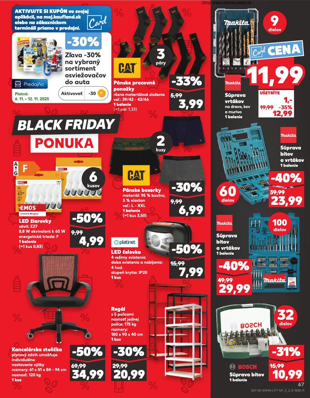 Leták Kaufland (6. 11. - 12. 11. 2025) - strana 67 z 82