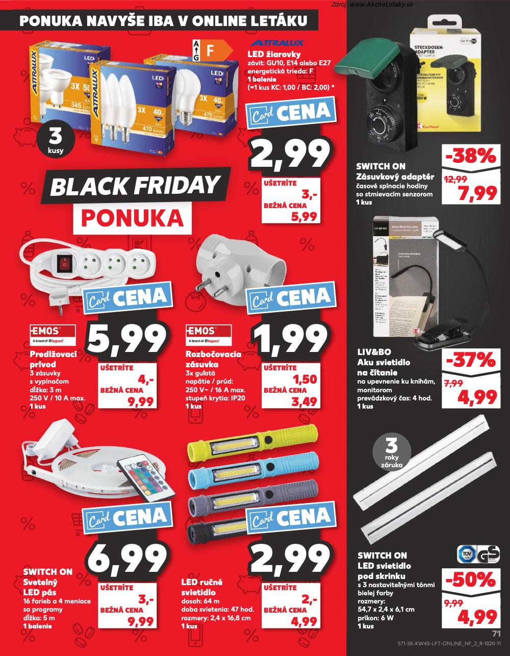 Leták Kaufland (6. 11. - 12. 11. 2025) - strana 71 z 82