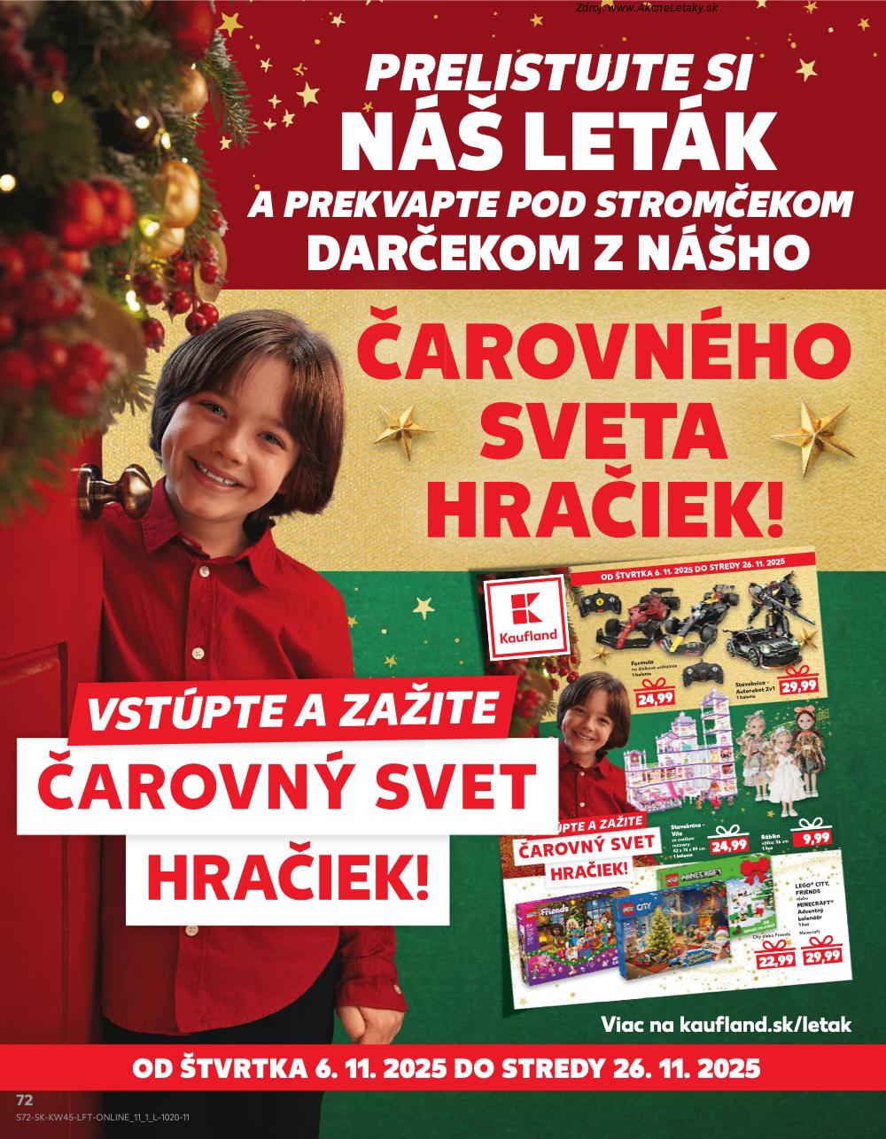 Leták Kaufland (6. 11. - 12. 11. 2025) - strana 72 z 82