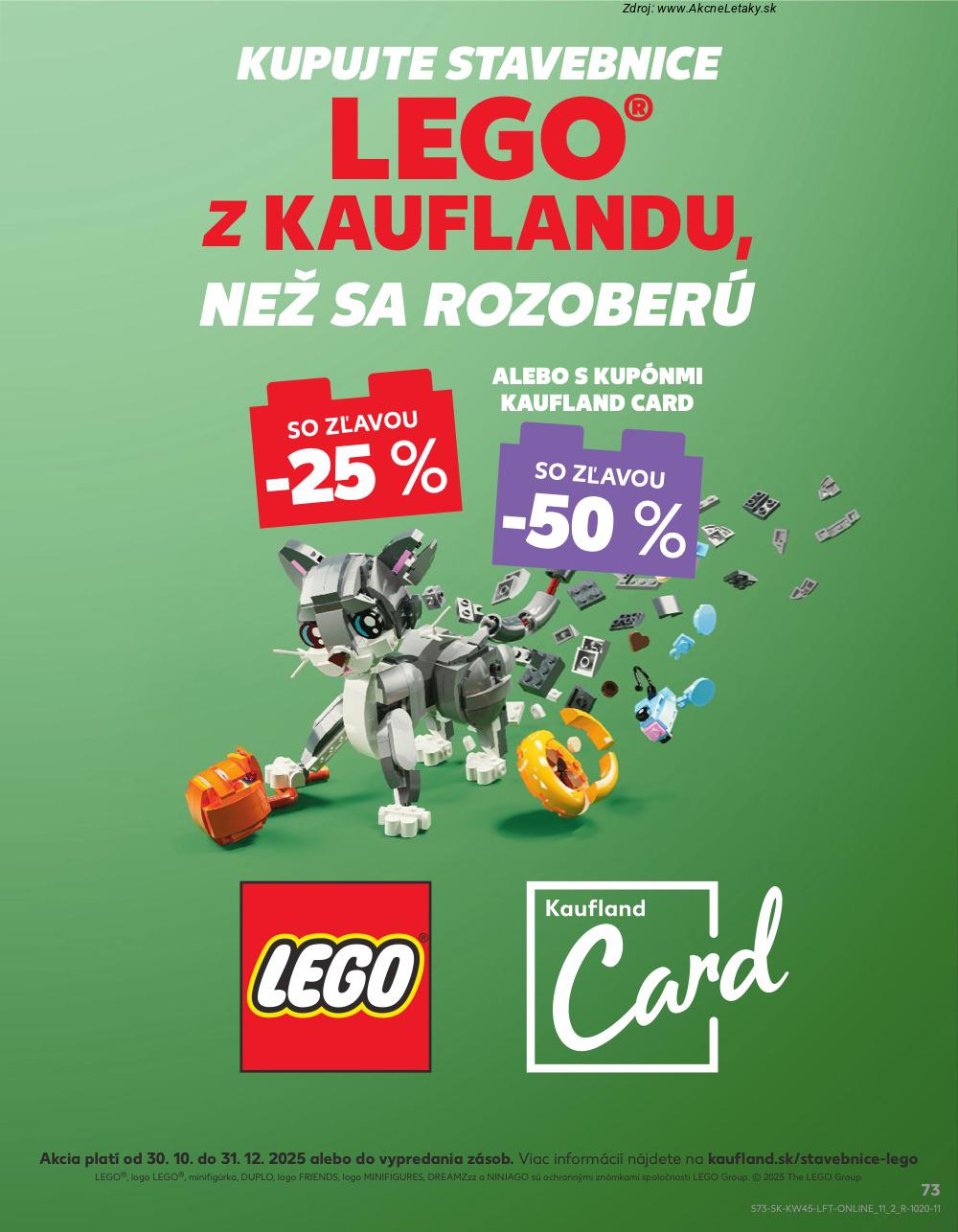 Leták Kaufland (6. 11. - 12. 11. 2025) - strana 73 z 82