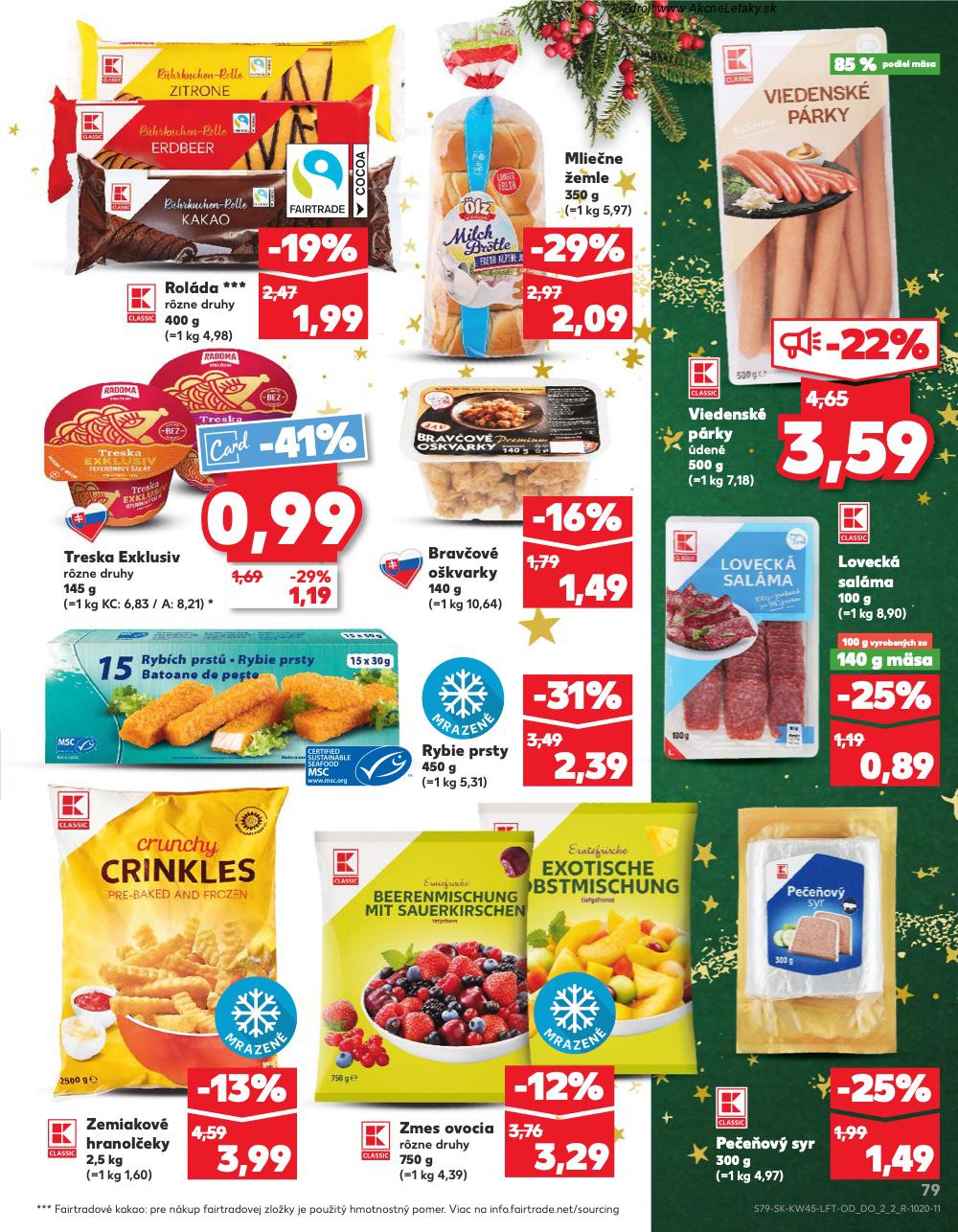 Leták Kaufland (6. 11. - 12. 11. 2025) - strana 79 z 82