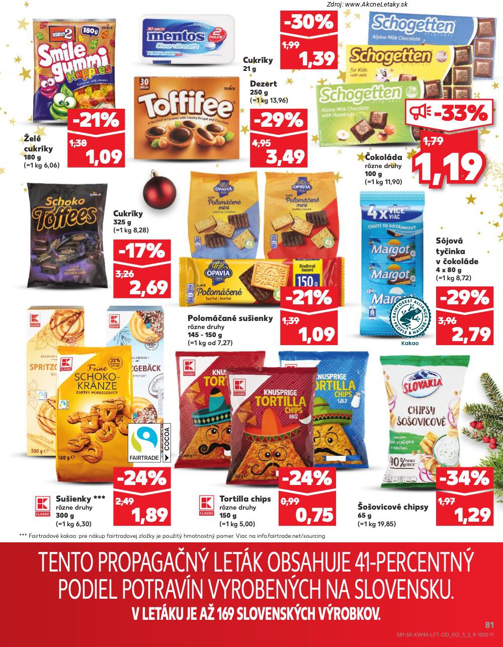 Leták Kaufland (6. 11. - 12. 11. 2025) - strana 81 z 82