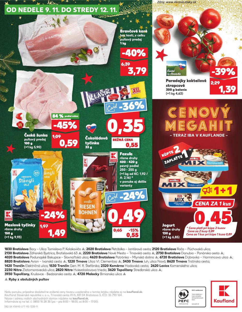Leták Kaufland (6. 11. - 12. 11. 2025) - strana 82 z 82