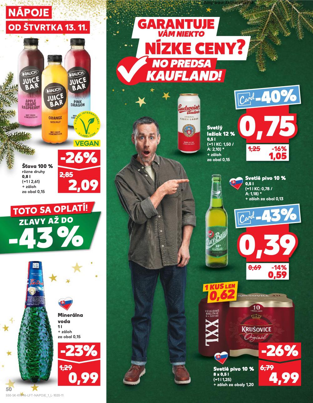 Leták Kaufland (13. 11. - 19. 11. 2025) - strana 50 z 82