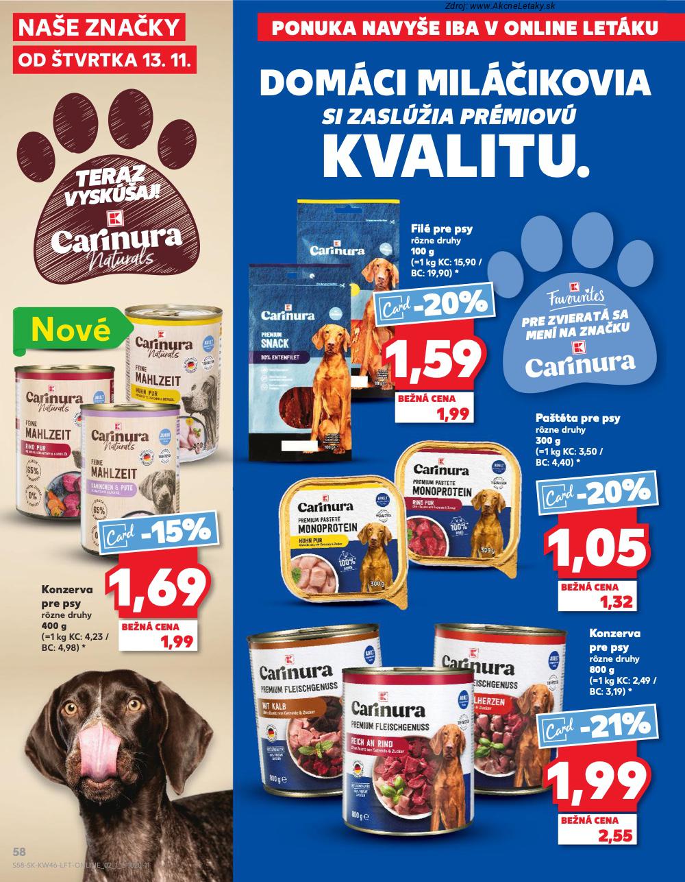 Leták Kaufland (13. 11. - 19. 11. 2025) - strana 58 z 82