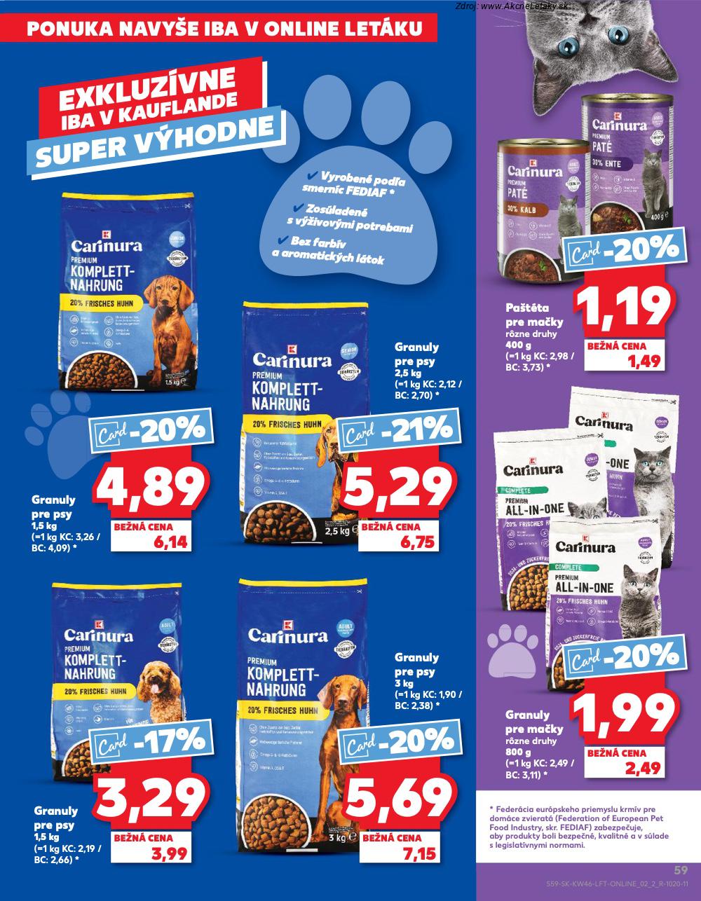 Leták Kaufland (13. 11. - 19. 11. 2025) - strana 59 z 82