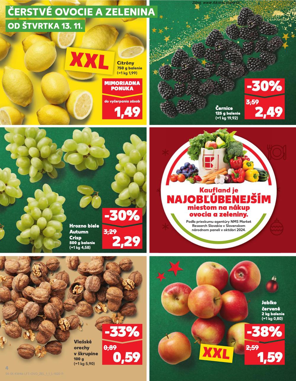 Leták Kaufland (13. 11. - 19. 11. 2025) - strana 4 z 82