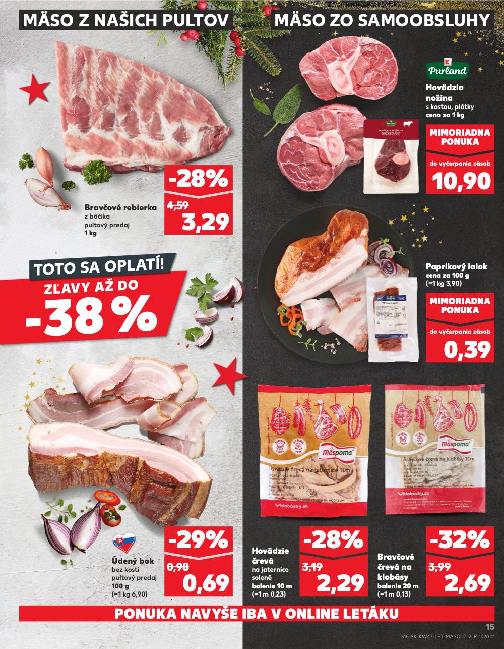 Leták Kaufland (20. 11. - 26. 11. 2025) - strana 15 z 80