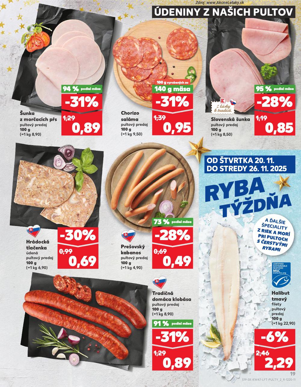 Leták Kaufland (20. 11. - 26. 11. 2025) - strana 19 z 80