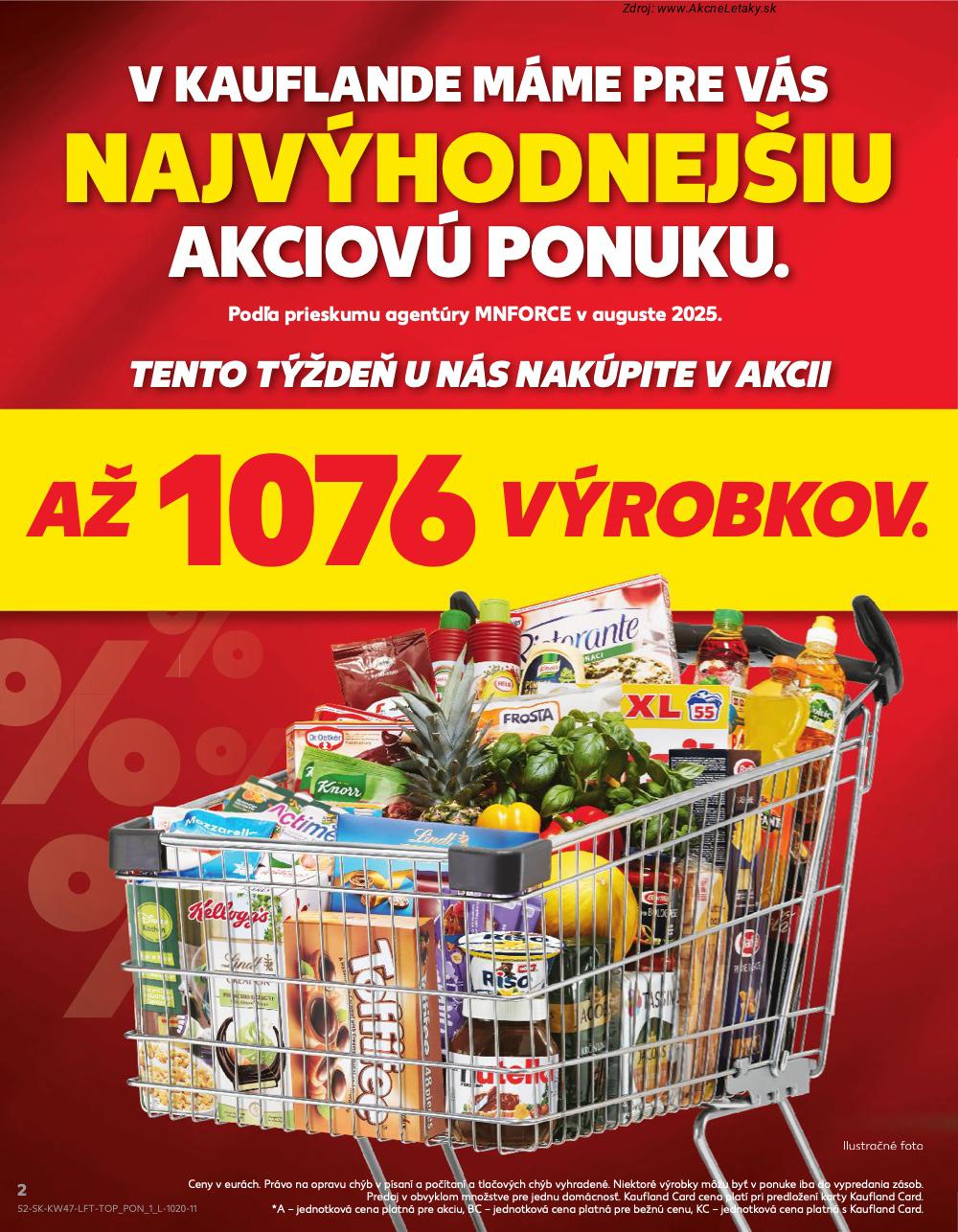 Leták Kaufland (20. 11. - 26. 11. 2025) - strana 2 z 80