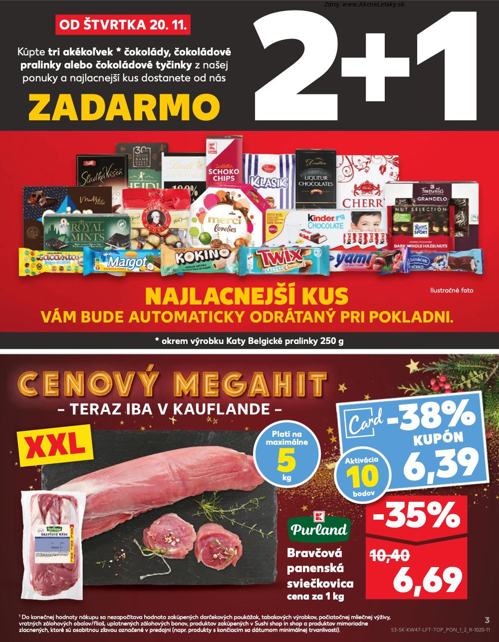 Leták Kaufland (20. 11. - 26. 11. 2025) - strana 3 z 80