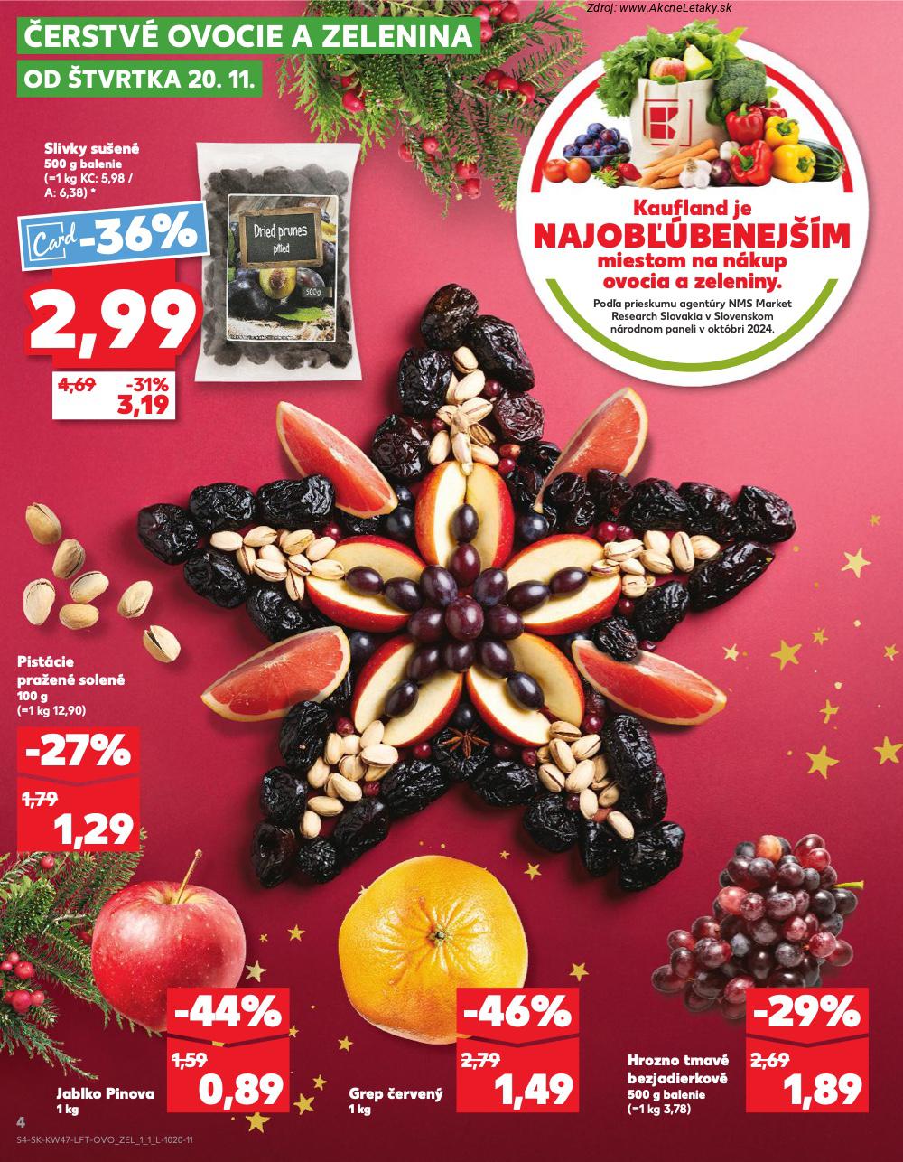 Leták Kaufland (20. 11. - 26. 11. 2025) - strana 4 z 80