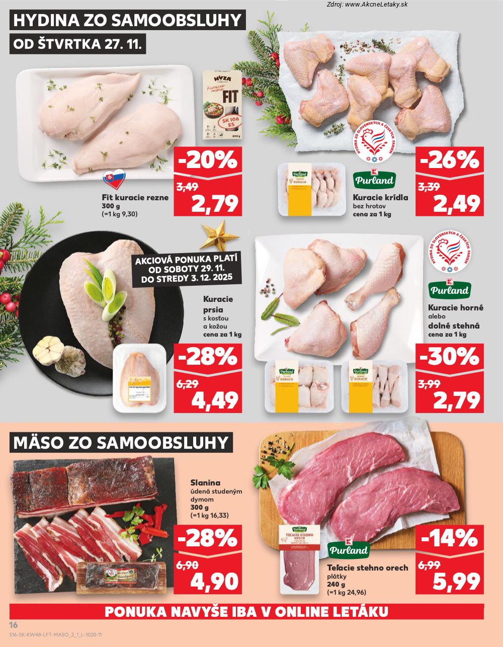 Leták Kaufland (27. 11. - 3. 12. 2025) - strana 16 z 78