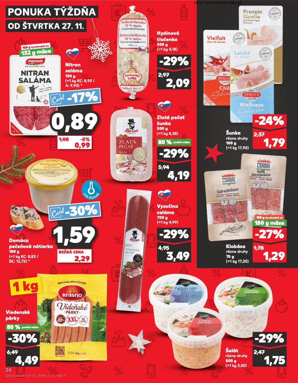 Leták Kaufland (27. 11. - 3. 12. 2025) - strana 24 z 78