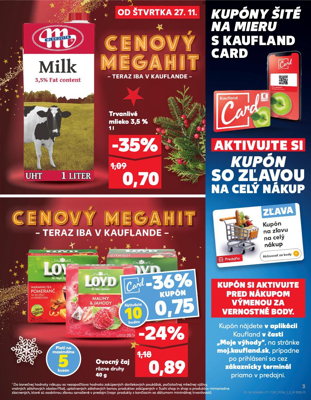 Leták Kaufland (27. 11. - 3. 12. 2025) - strana 3 z 78