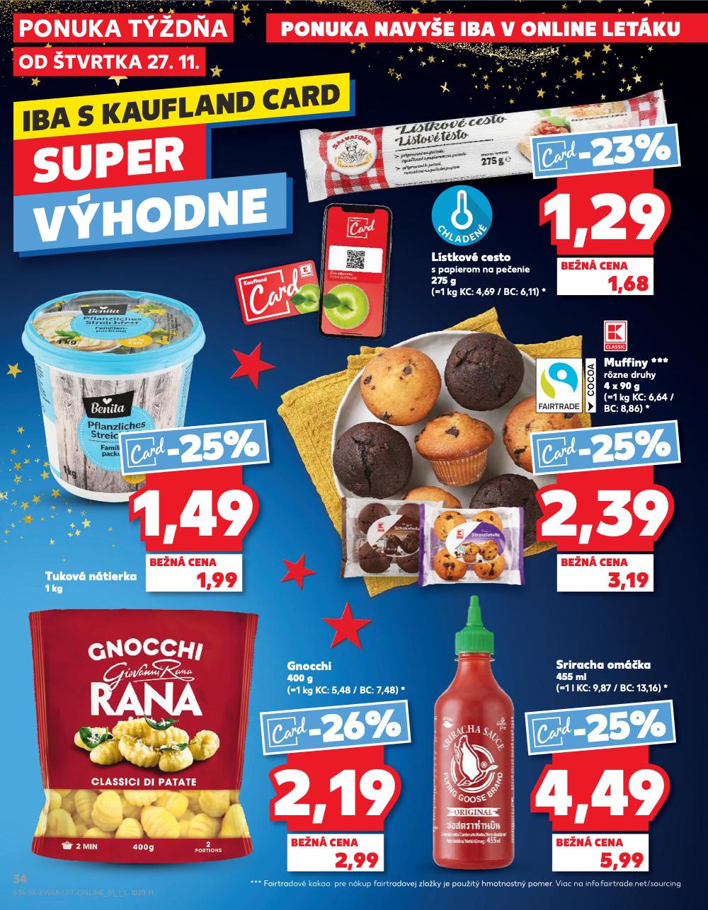 Leták Kaufland (27. 11. - 3. 12. 2025) - strana 34 z 78