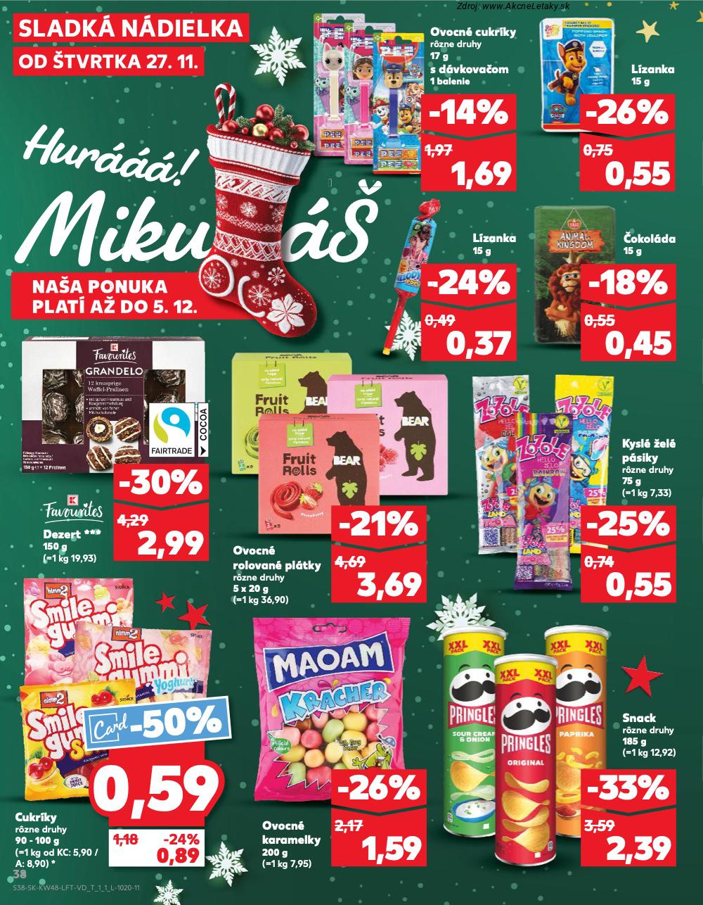 Leták Kaufland (27. 11. - 3. 12. 2025) - strana 38 z 78