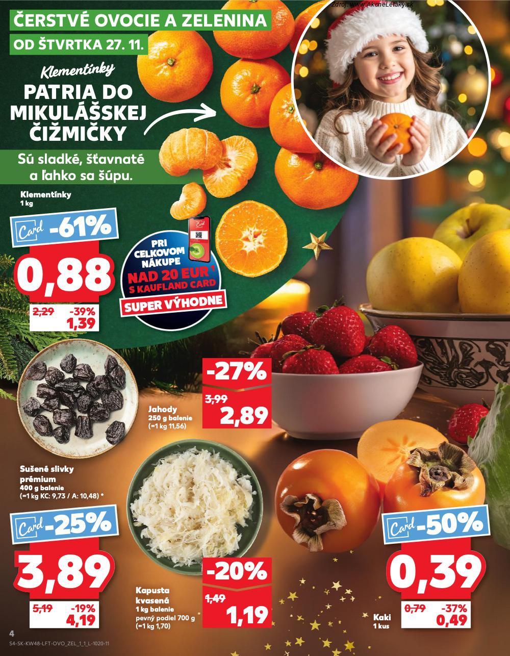 Leták Kaufland (27. 11. - 3. 12. 2025) - strana 4 z 78