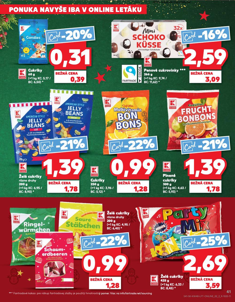 Leták Kaufland (27. 11. - 3. 12. 2025) - strana 41 z 78