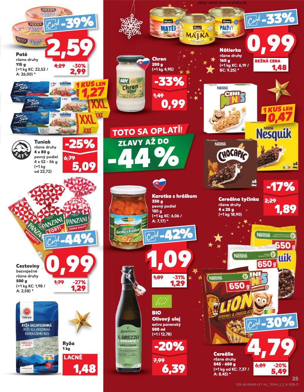 Leták Kaufland (4. 12. - 10. 12. 2025) - strana 25 z 80