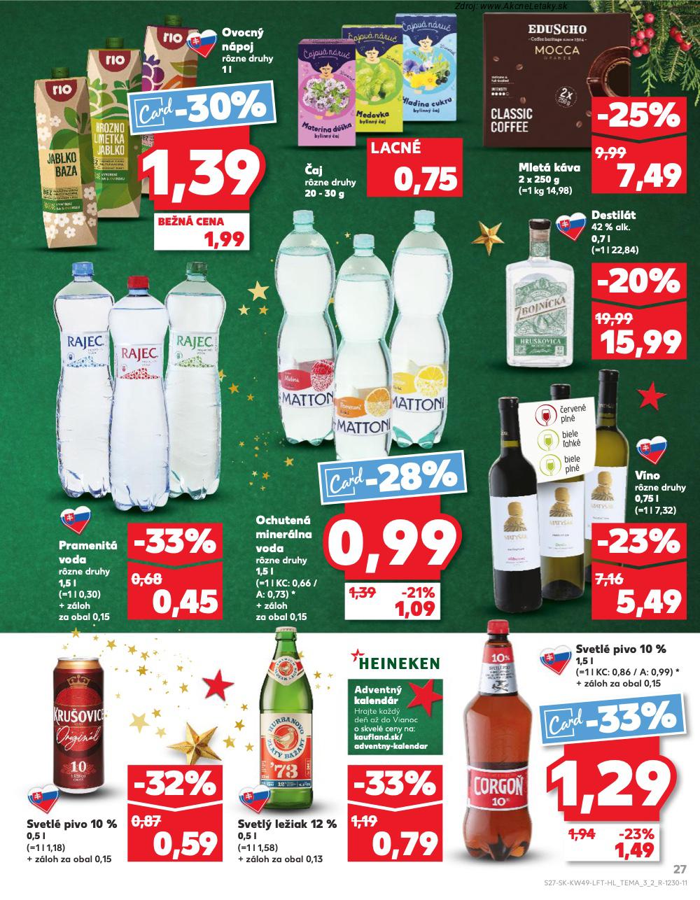 Leták Kaufland (4. 12. - 10. 12. 2025) - strana 27 z 80