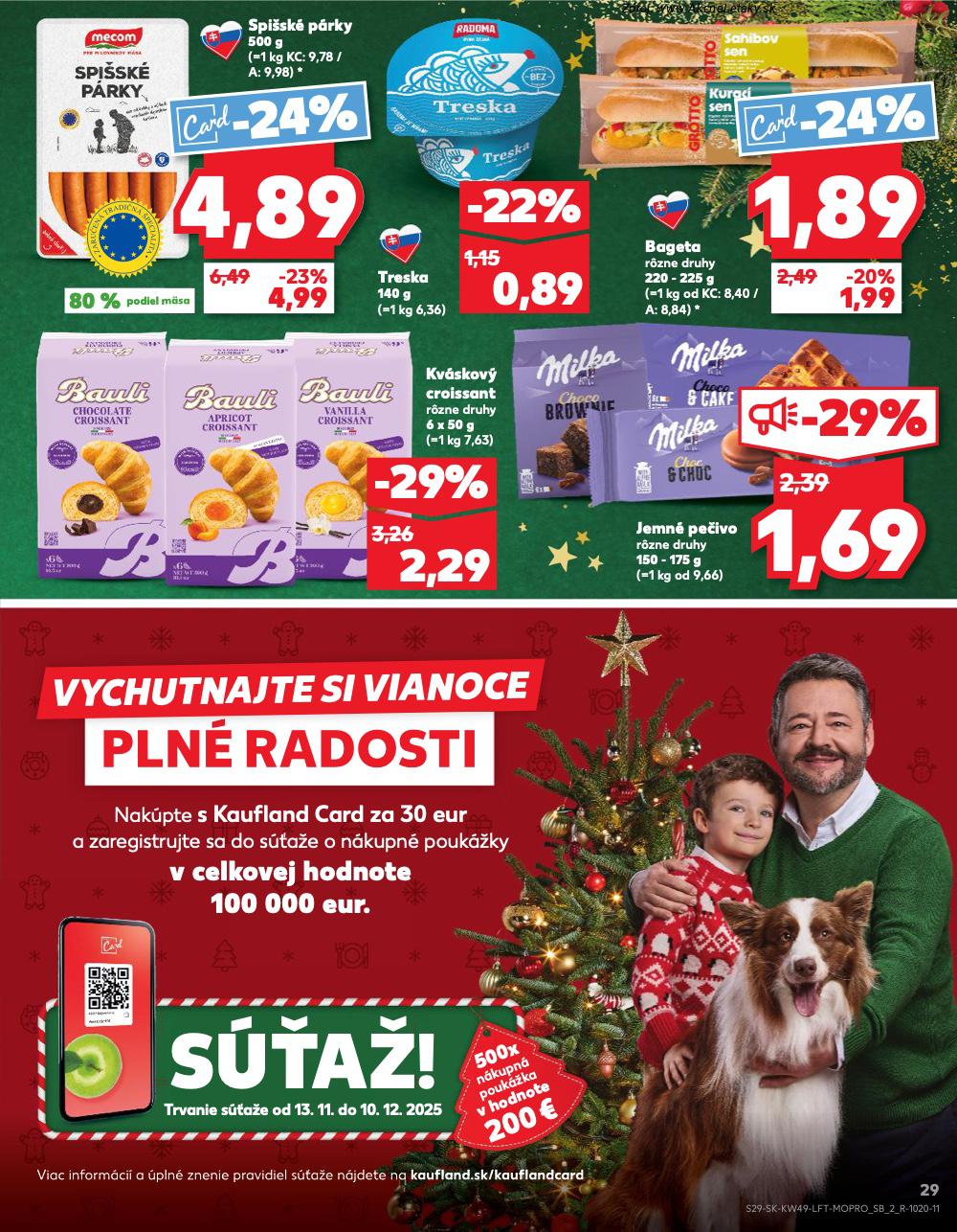 Leták Kaufland (4. 12. - 10. 12. 2025) - strana 29 z 80