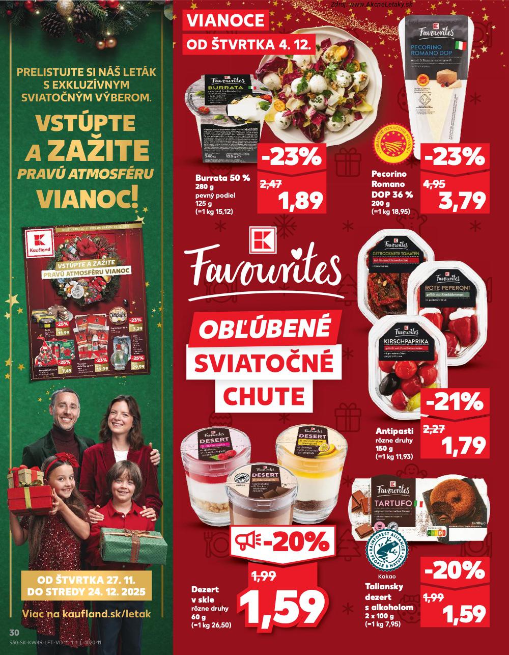 Leták Kaufland (4. 12. - 10. 12. 2025) - strana 30 z 80