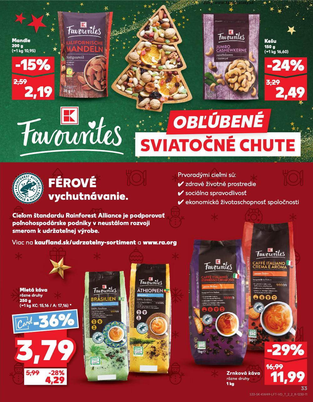 Leták Kaufland (4. 12. - 10. 12. 2025) - strana 33 z 80