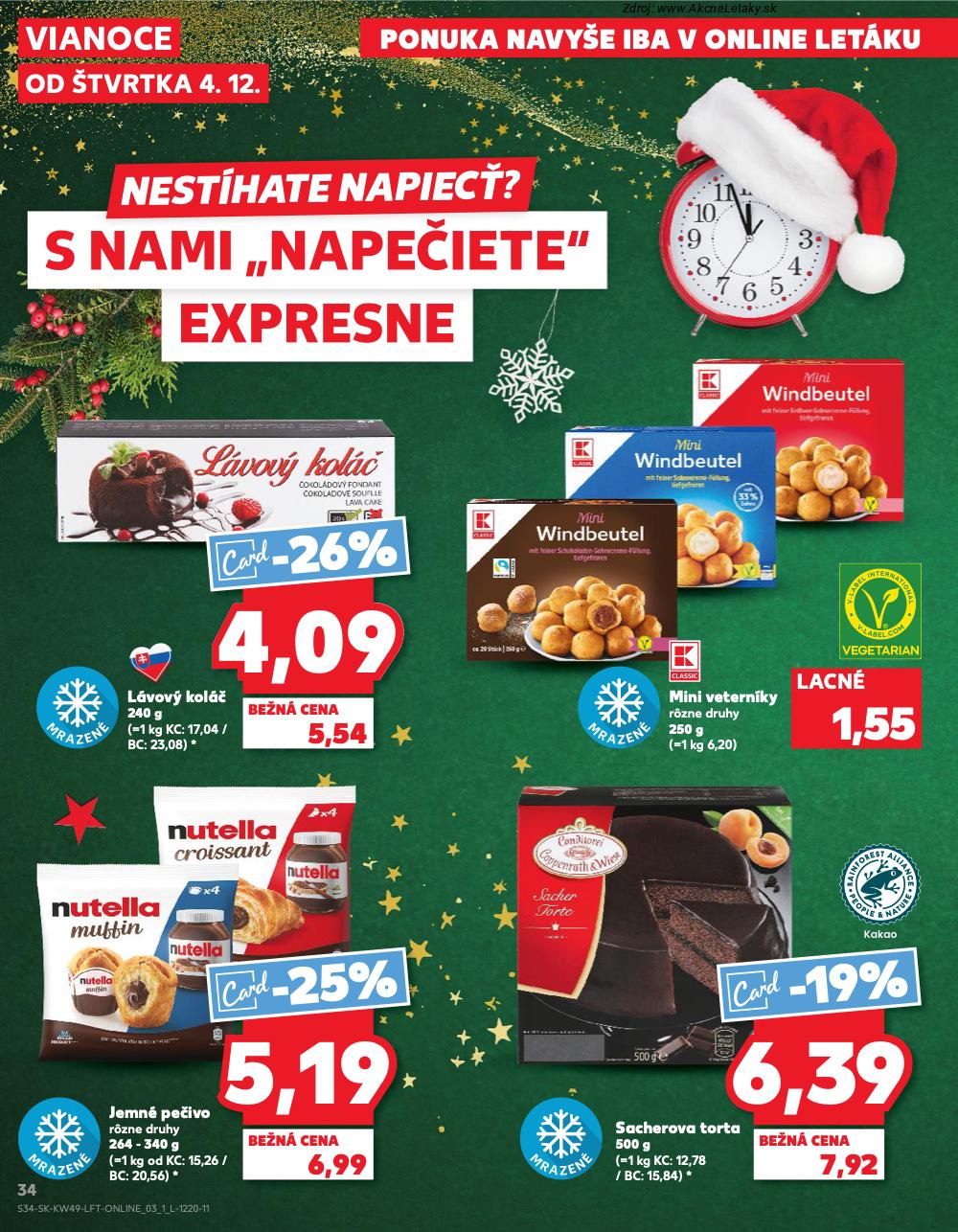 Leták Kaufland (4. 12. - 10. 12. 2025) - strana 34 z 80
