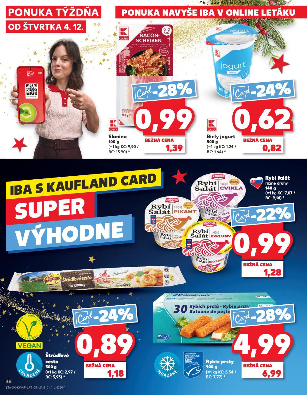 Leták Kaufland (4. 12. - 10. 12. 2025) - strana 36 z 80