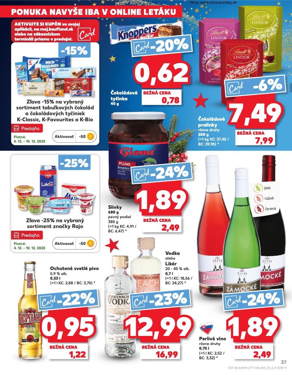 Leták Kaufland (4. 12. - 10. 12. 2025) - strana 37 z 80
