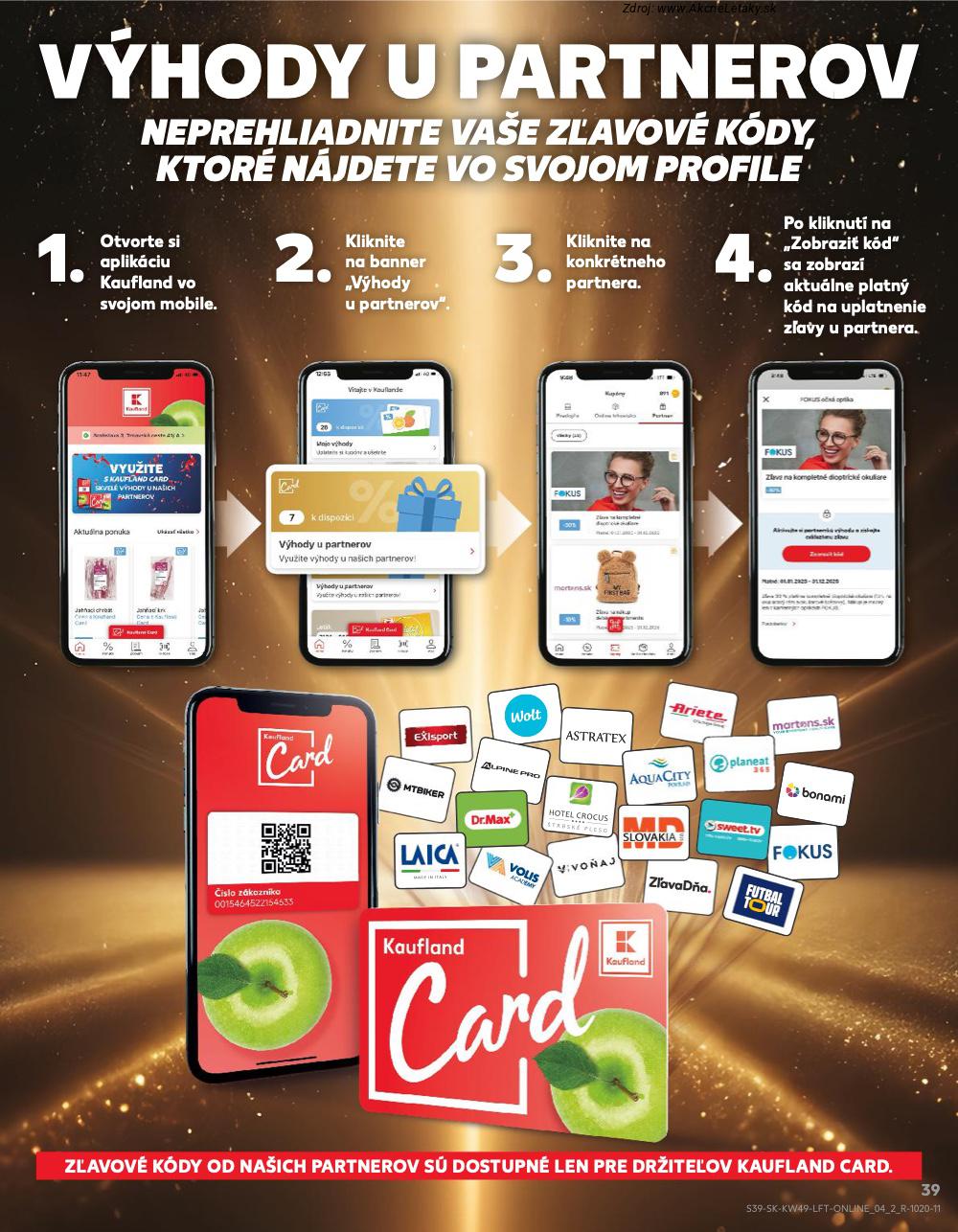 Leták Kaufland (4. 12. - 10. 12. 2025) - strana 39 z 80