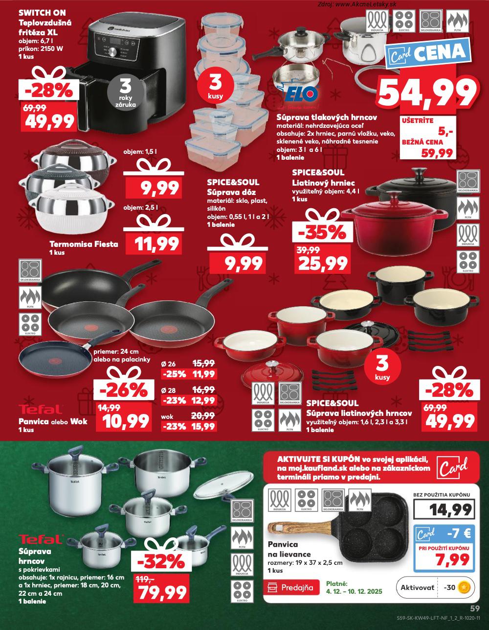 Leták Kaufland (4. 12. - 10. 12. 2025) - strana 59 z 80