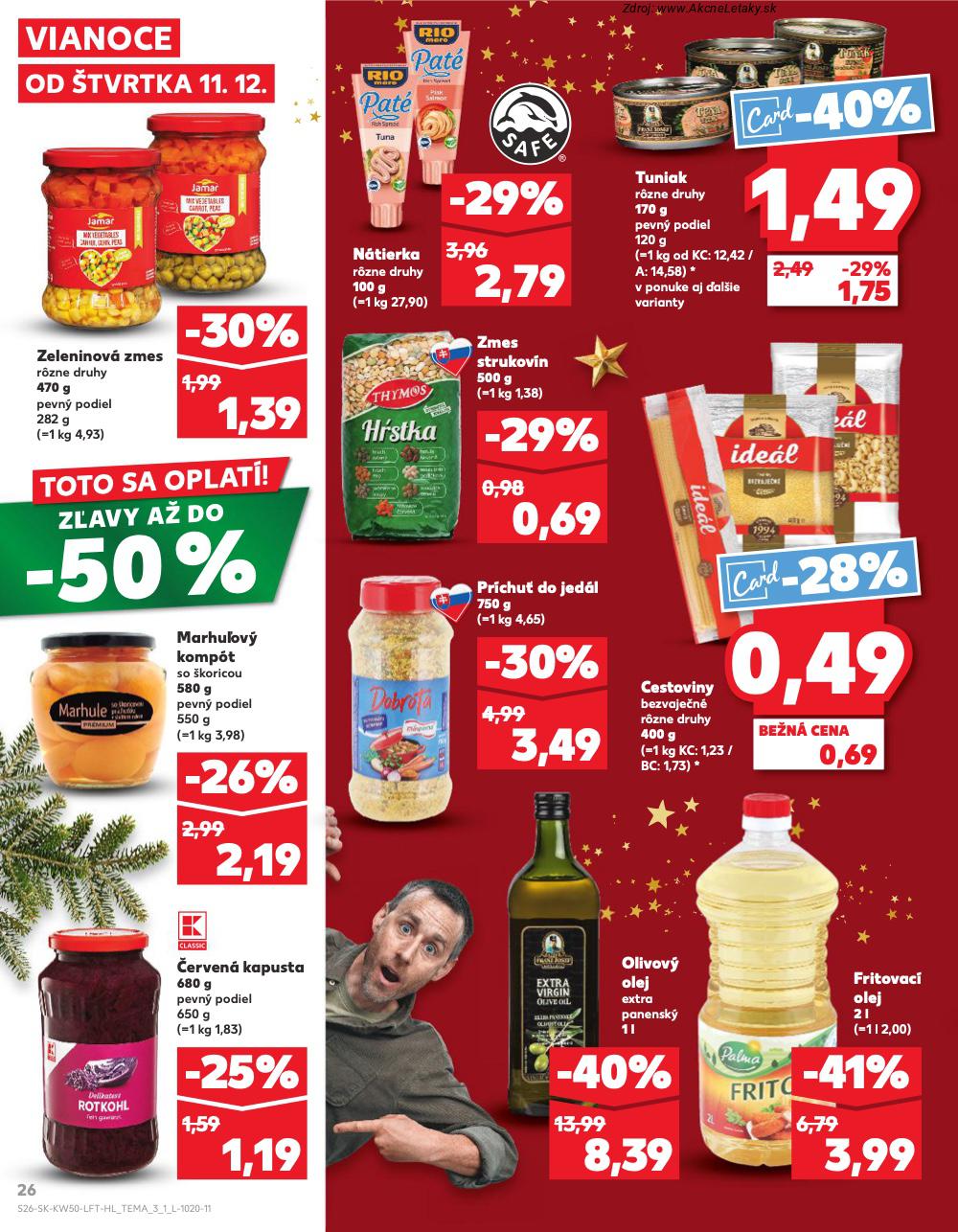 Leták Kaufland (11. 12. - 17. 12. 2025) - strana 26 z 78