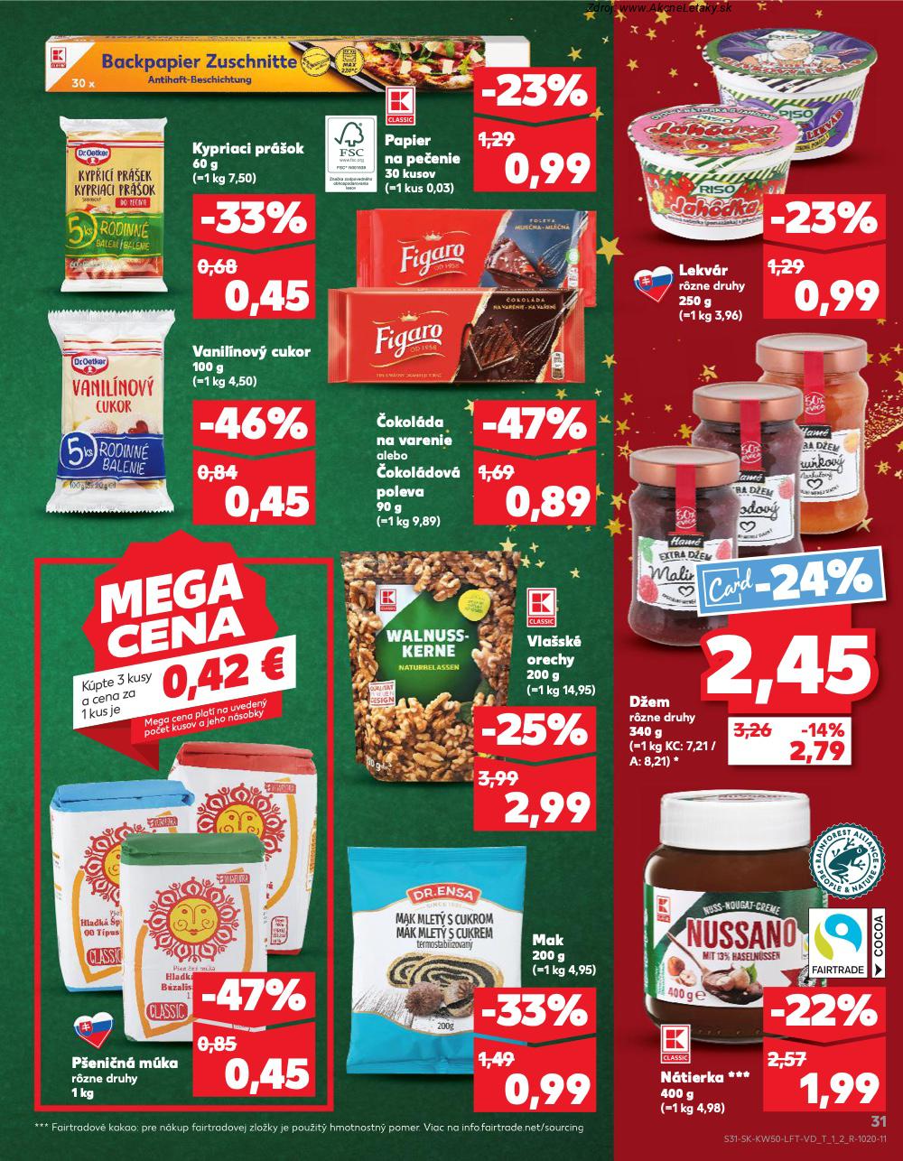 Leták Kaufland (11. 12. - 17. 12. 2025) - strana 31 z 78