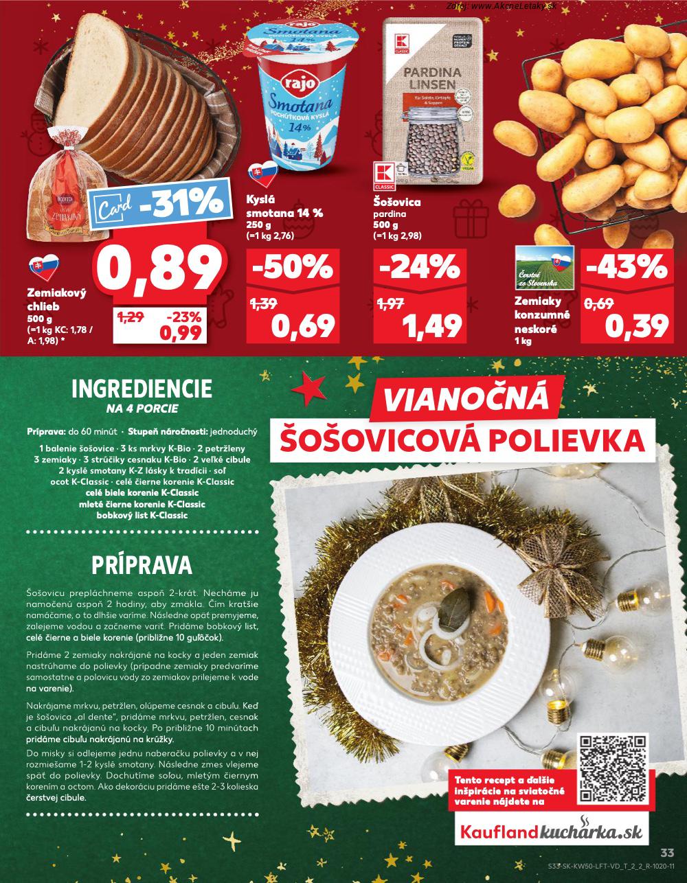 Leták Kaufland (11. 12. - 17. 12. 2025) - strana 33 z 78