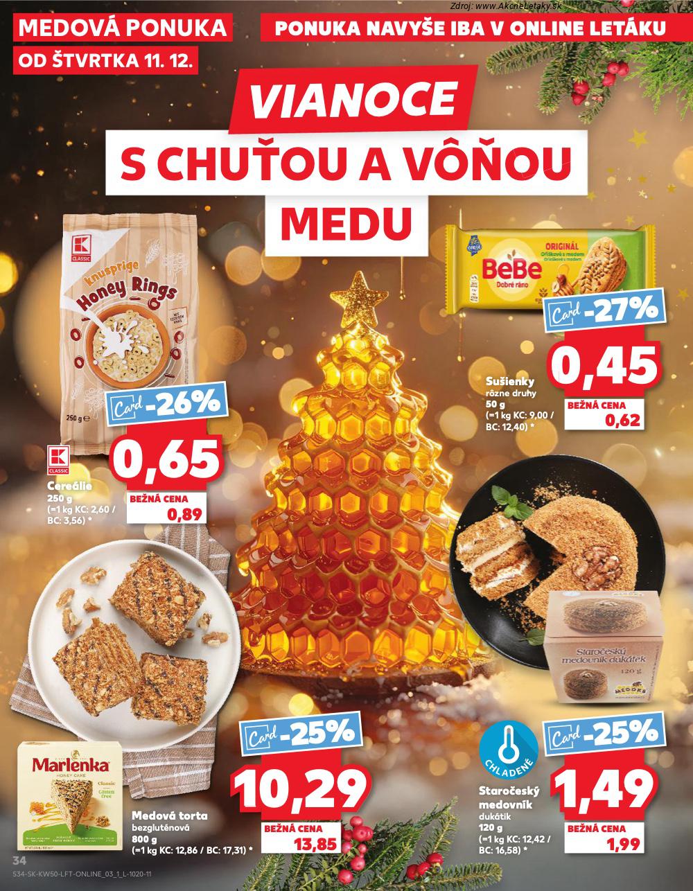 Leták Kaufland (11. 12. - 17. 12. 2025) - strana 34 z 78