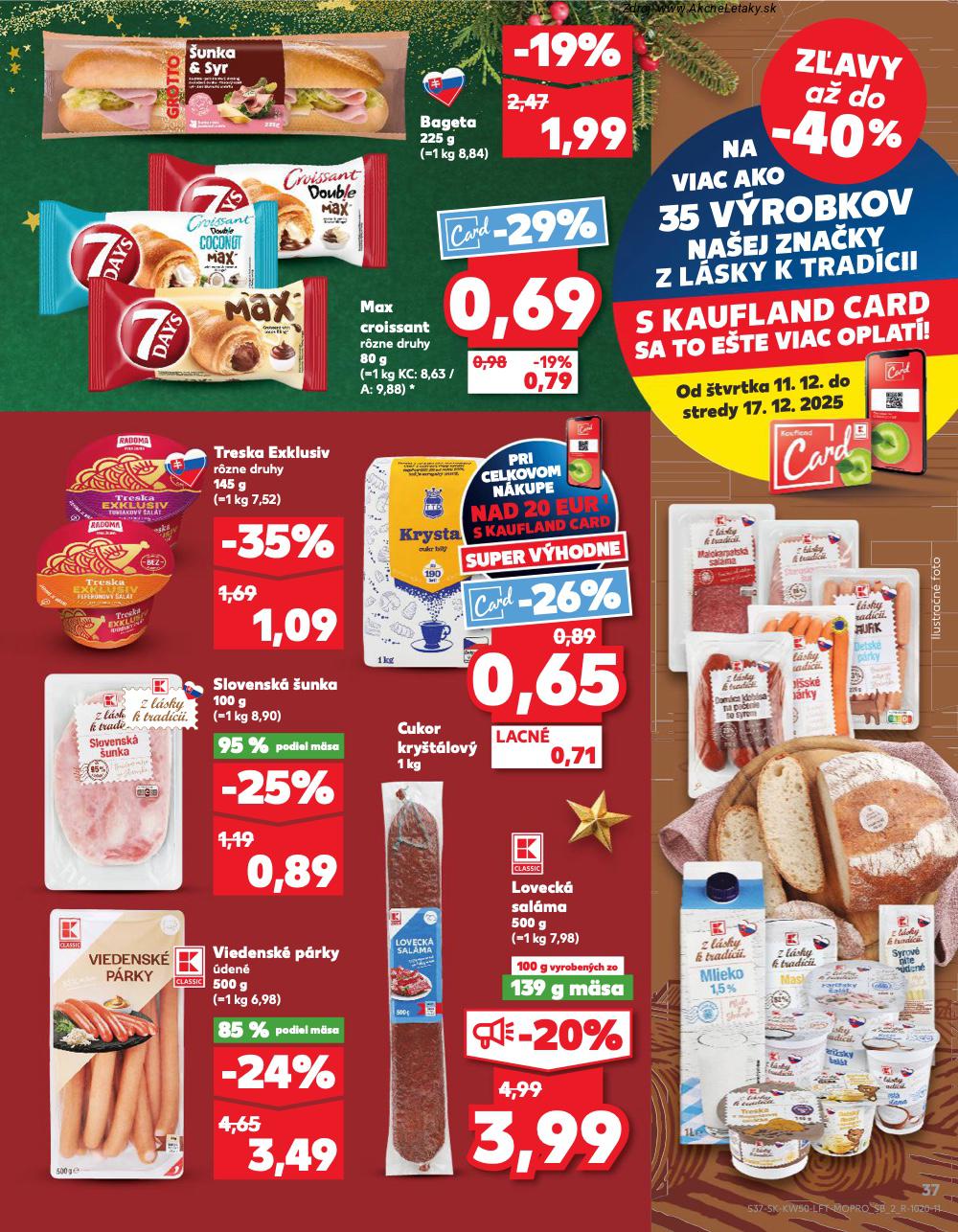 Leták Kaufland (11. 12. - 17. 12. 2025) - strana 37 z 78