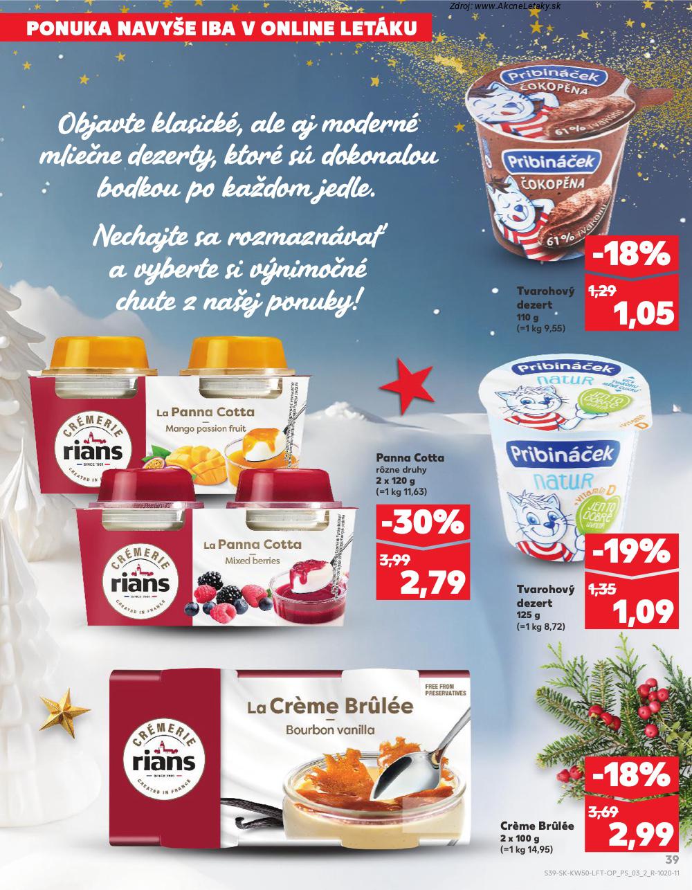 Leták Kaufland (11. 12. - 17. 12. 2025) - strana 39 z 78
